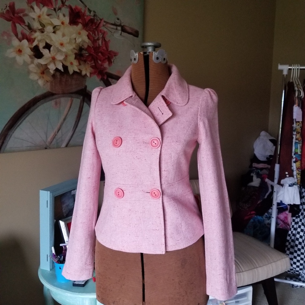 Baby Pink Pea Coat
